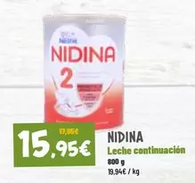 Nidina - Leche Continuacion