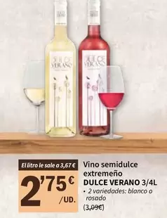 Blanco - Vino Semidulce Extremeno