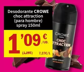 Crowe - Desodorante Choc Attraction
