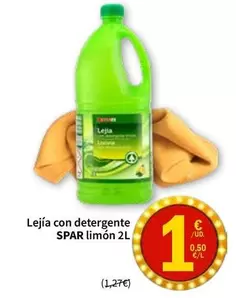 Spar - Lejía Con Detergente Limón