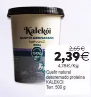 Kalekói - Quefir Natural Descremado Proteína