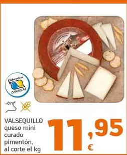 Valsequillo - Queso Mini Curado Pimenton