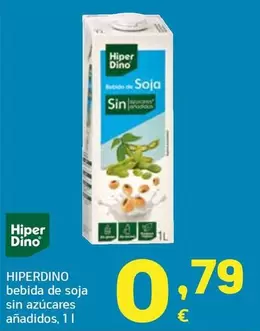 Hiperdino - Bebida De Soja Sin Azucares Anadidos