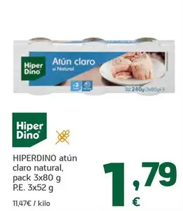 Hiperdino - Atun Claro Natural