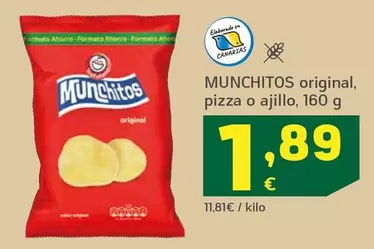Munchitos - Original, Pizza O Ajillo