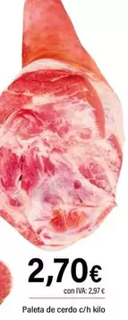 Paleta De Cerdo C/h Kilo