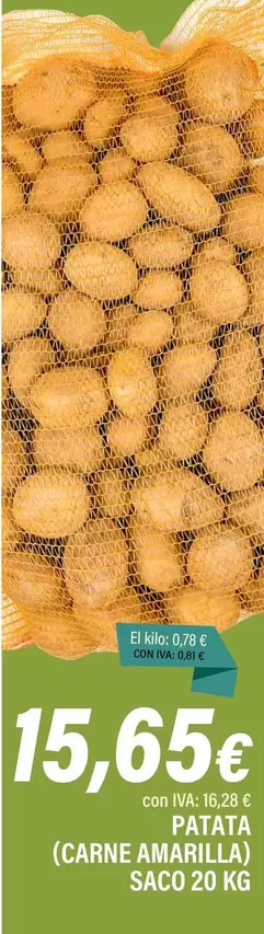 Patata (carne Amarilla)