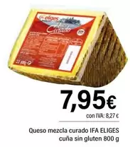 Ifa Eliges - Queso Mezcla Curado Cuña Sin Gluten