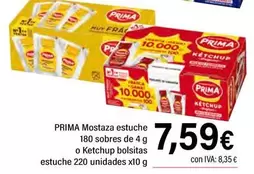 Prima - Mostaza Estuche O Ketchup 