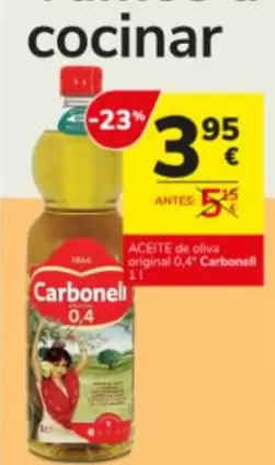 Carbonell - Aceite De Oliva Original 0.4