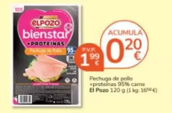 El Pozo - Pechuga De Pollo + Proteinas 55% Carne