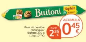 Buitoni - Masa De Hojaldre Rectangular