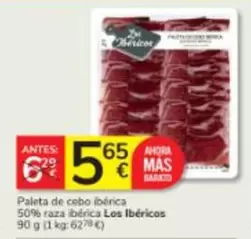 Ibéritos - Paleta De Cebo Iberica 50% Raza Iberica