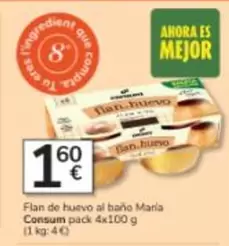 Consum - Flan De Huevo Al Bano