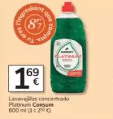 Consum - Lavavajillas Concentrado Platinum