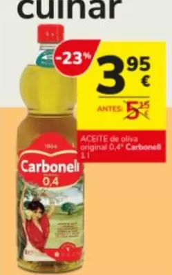 Carbonell - Aceite De Oliva Original 0.4