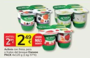 Danone - Activia Con Fresa