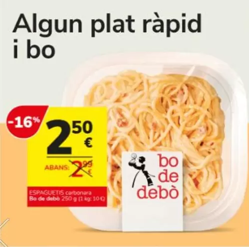 Bo - Algun Plat Râpid