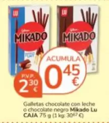 Mikado - Galletas Chocolate Con Leche O Chocolate Negro