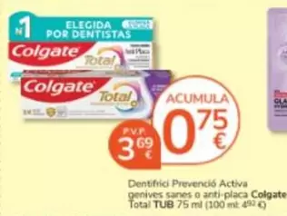Colgate - Dentifrici Preventí Activa Genives Sanes O Anti-placa