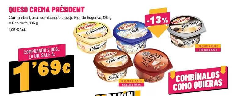 Président - Queso Crema
