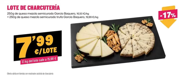 García Baquero - Lote De Charcuteria