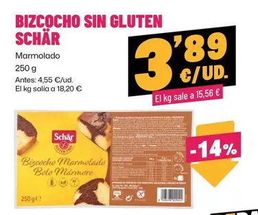 Schär - Bizcocho Sin Gluten