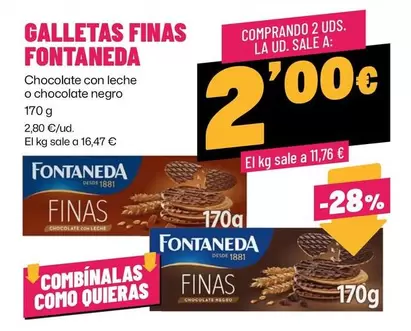 Fontaneda - Galletas Finas