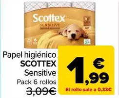 Scottex - Papel Higienico Sensitive