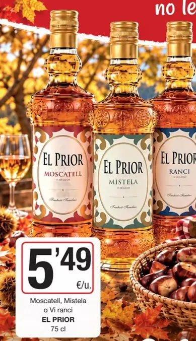 El Prior - Moscatel, Mistela O Viñari
