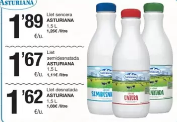 La Asturiana - Llet Sencera