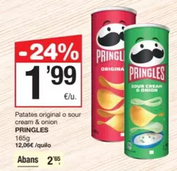 Pringles - Patates Original O Sour Cream & Onion