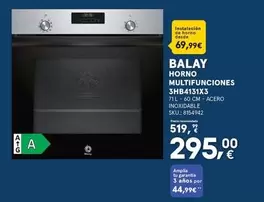 Balay - Horno Multifunciones 3hb4313x3