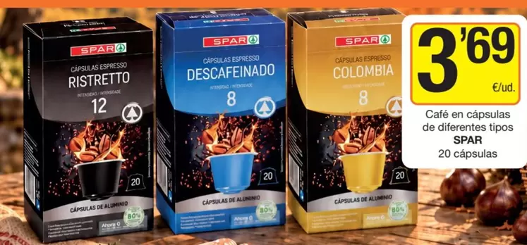 Spar - Café En Cápsulas De Diferentes Tipos