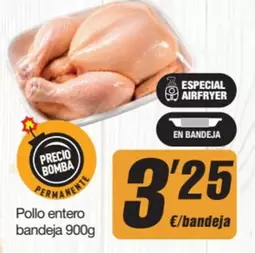 Pollo Entero Bandeja