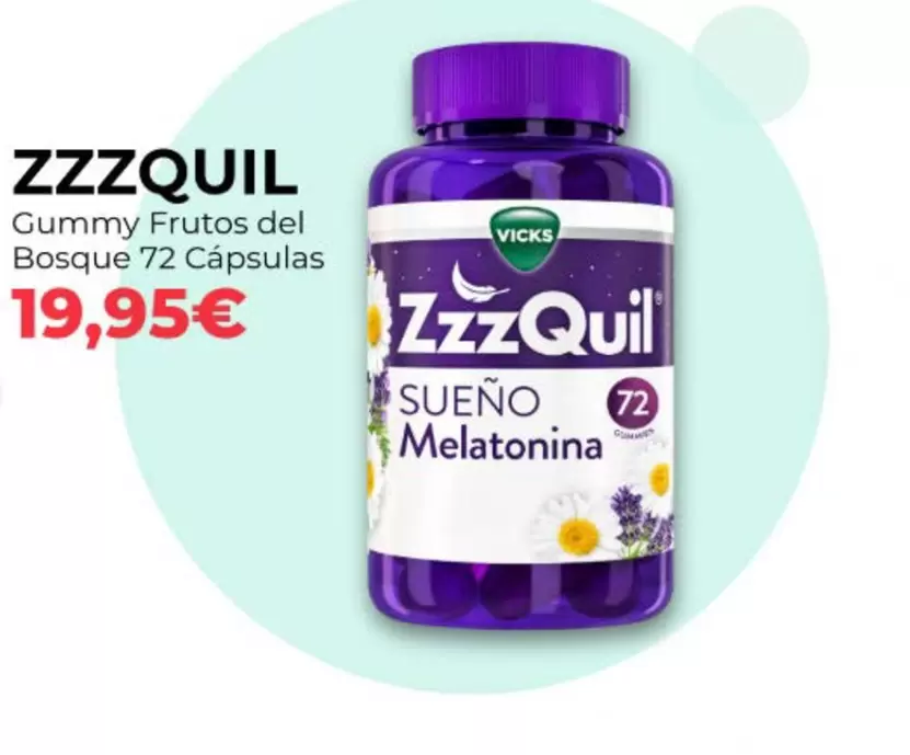 ZzzQuil - Gummy Frutos Del Bosque 72 Capsulas