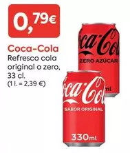 Coca-Cola - Refresco Cola Original O Zero
