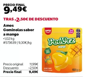 mango - Gominolas Sabor A Mango