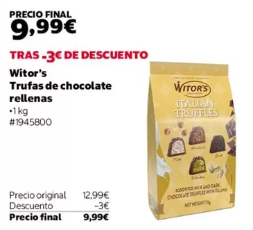 Witor's - Trufas De Chocolate Rellenas