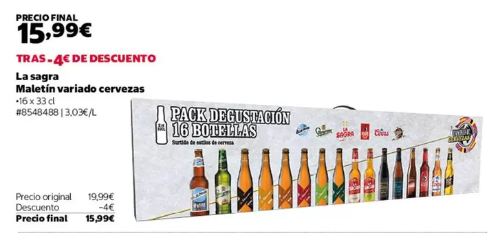 La Sagra -  Maletin Variado Cervezas