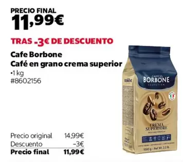Borbone - Cafe En Grano Crema Superior