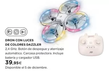 Dron Con Luces De Colores