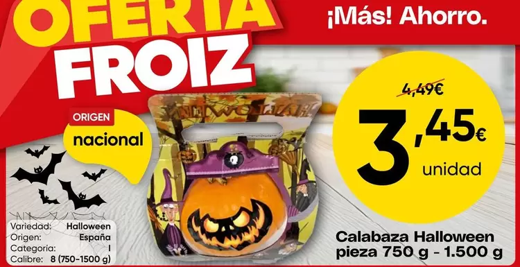 Froiz - Calabaza Halloween