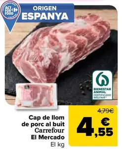 Carrefour El Mercado - Cabeza De Lomo De Cerdo Al Vacio