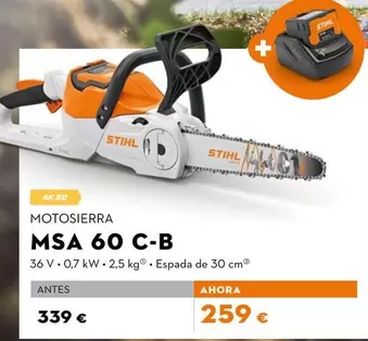 Stihl - Motosierra Msa 60 C-B