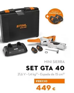 Stihl - Mini Sierra Set Gta 40