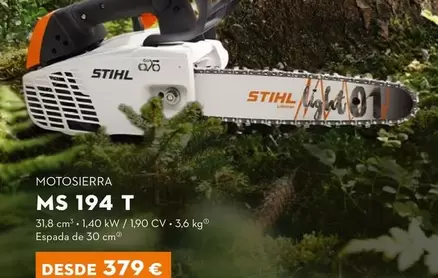 Stihl - Motosierra Ms 194 T