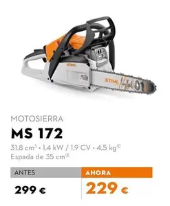 Stihl - Motosierra Ms 172
