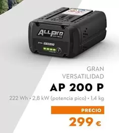 Stihl - Gran Versatilidad AP 200 P