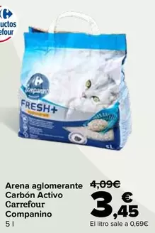 Carrefour - Arena Aglomerante Carbon Activo Companino